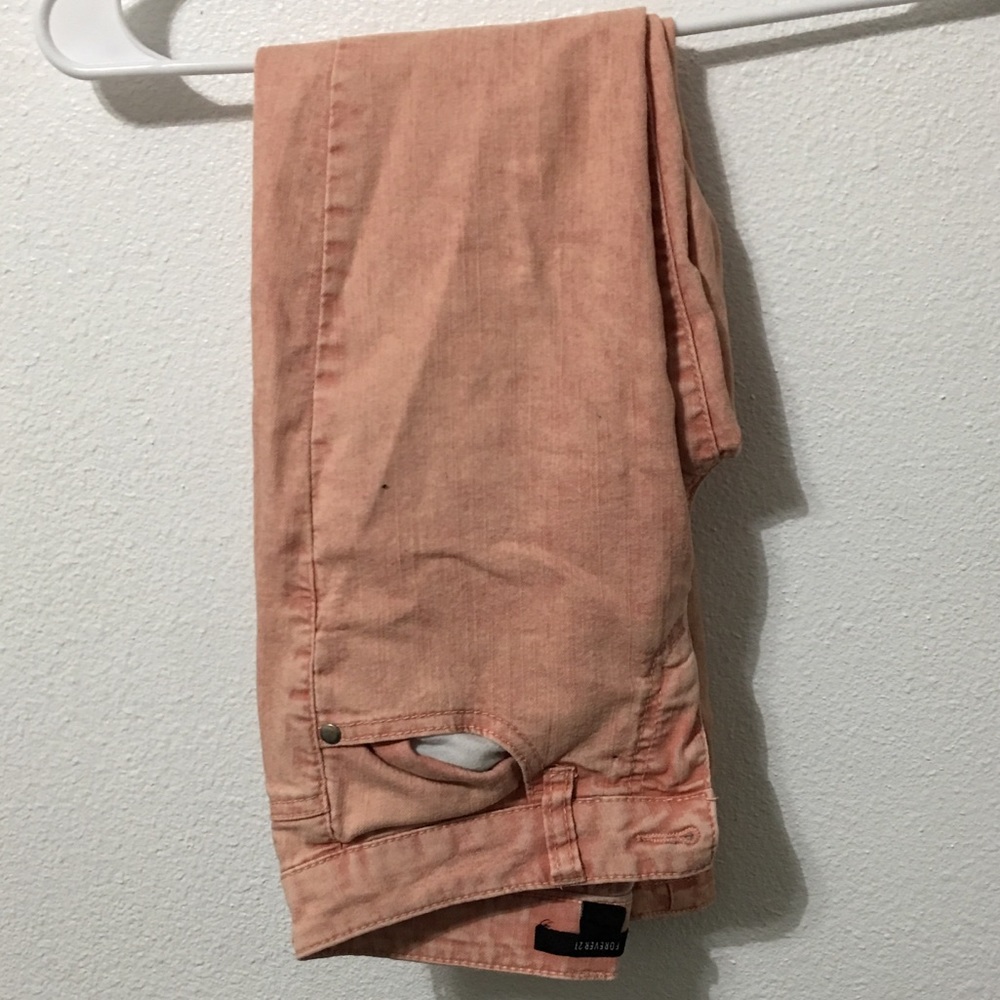 Light pink jeans
